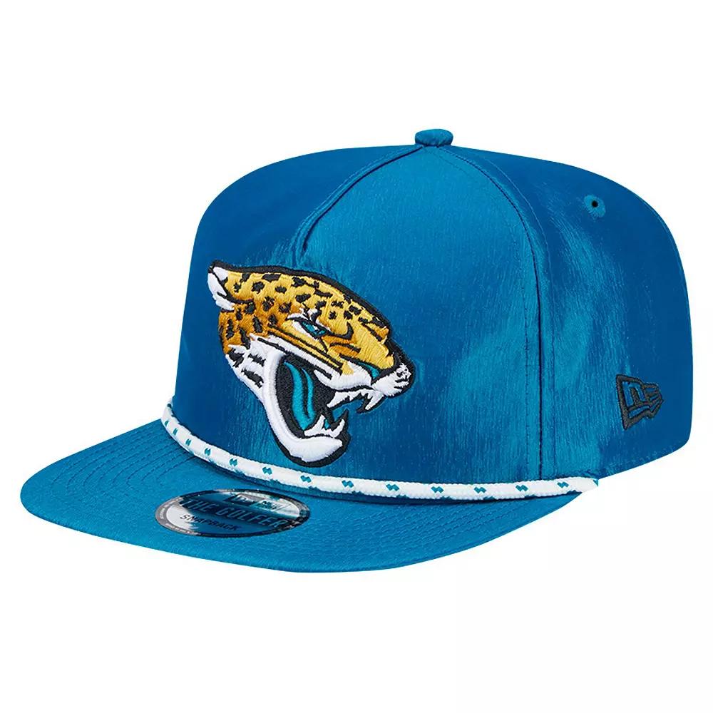 Men's New Era Teal Jacksonville Jaguars  Rope Golfer Snapback Hat, Blue Product Image