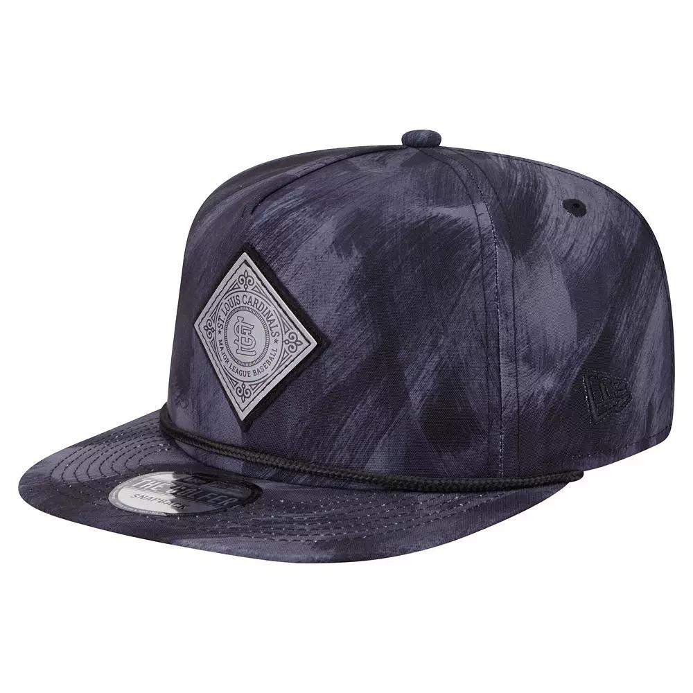 Men's New Era Navy St. Louis Cardinals Printed Golfer Snapback Hat, Blue Product Image