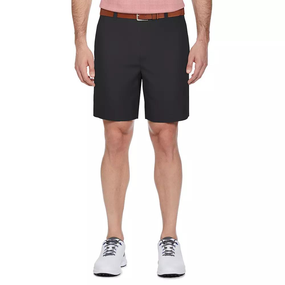 Men's Grand Slam Flat Front Performance Pull-On Golf Shorts, Size: Small, Black Product Image