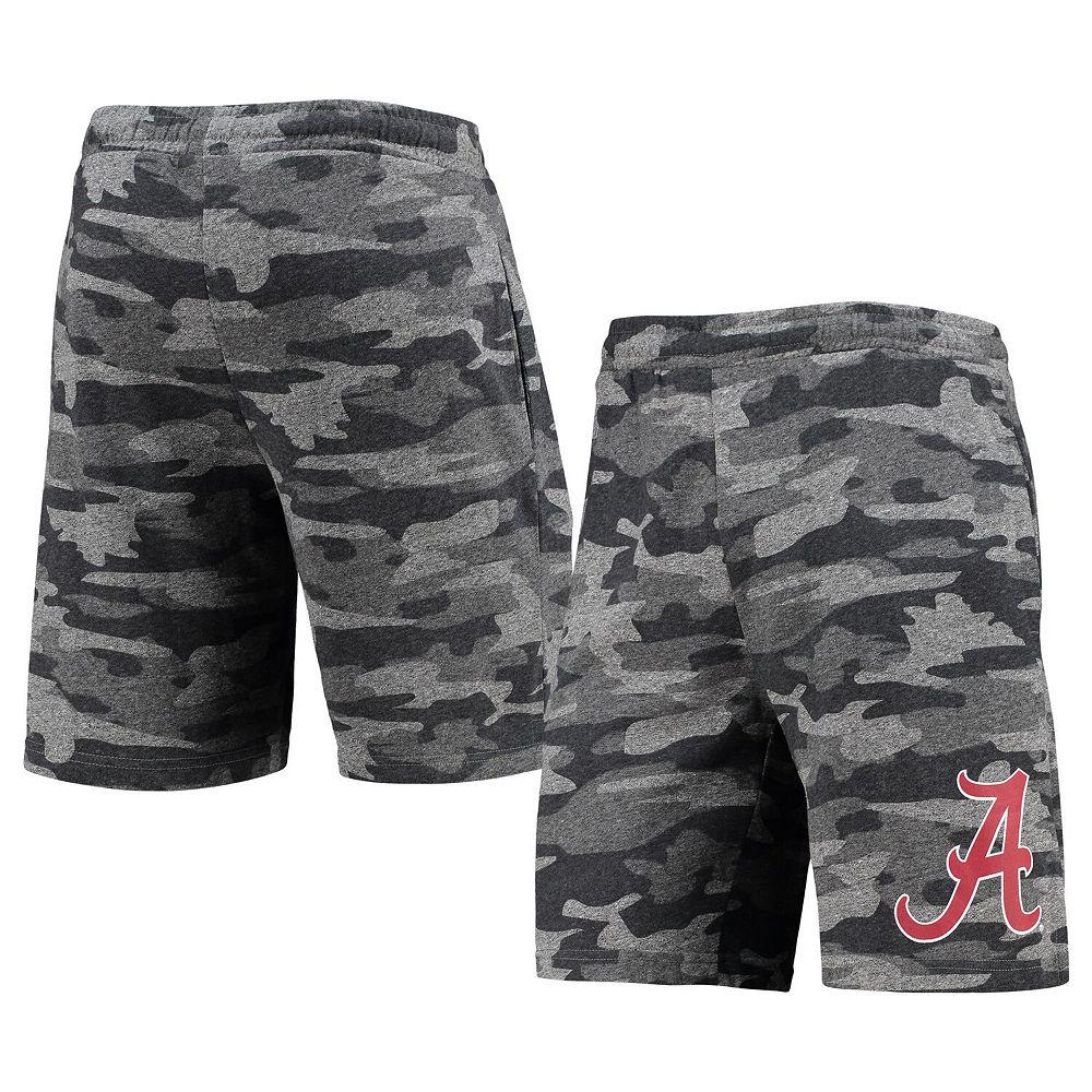 Men's Concepts Sport Charcoal/Gray Alabama Crimson Tide Camo Backup Terry Jam Lounge Shorts,  Product Image
