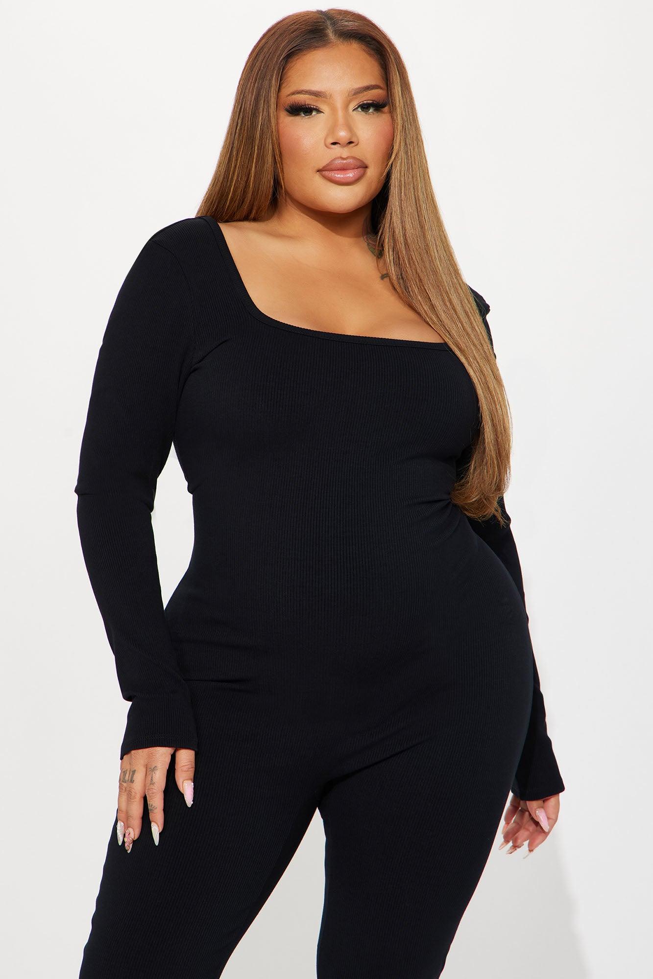 Audrey Snatched Jumpsuit - Black Product Image