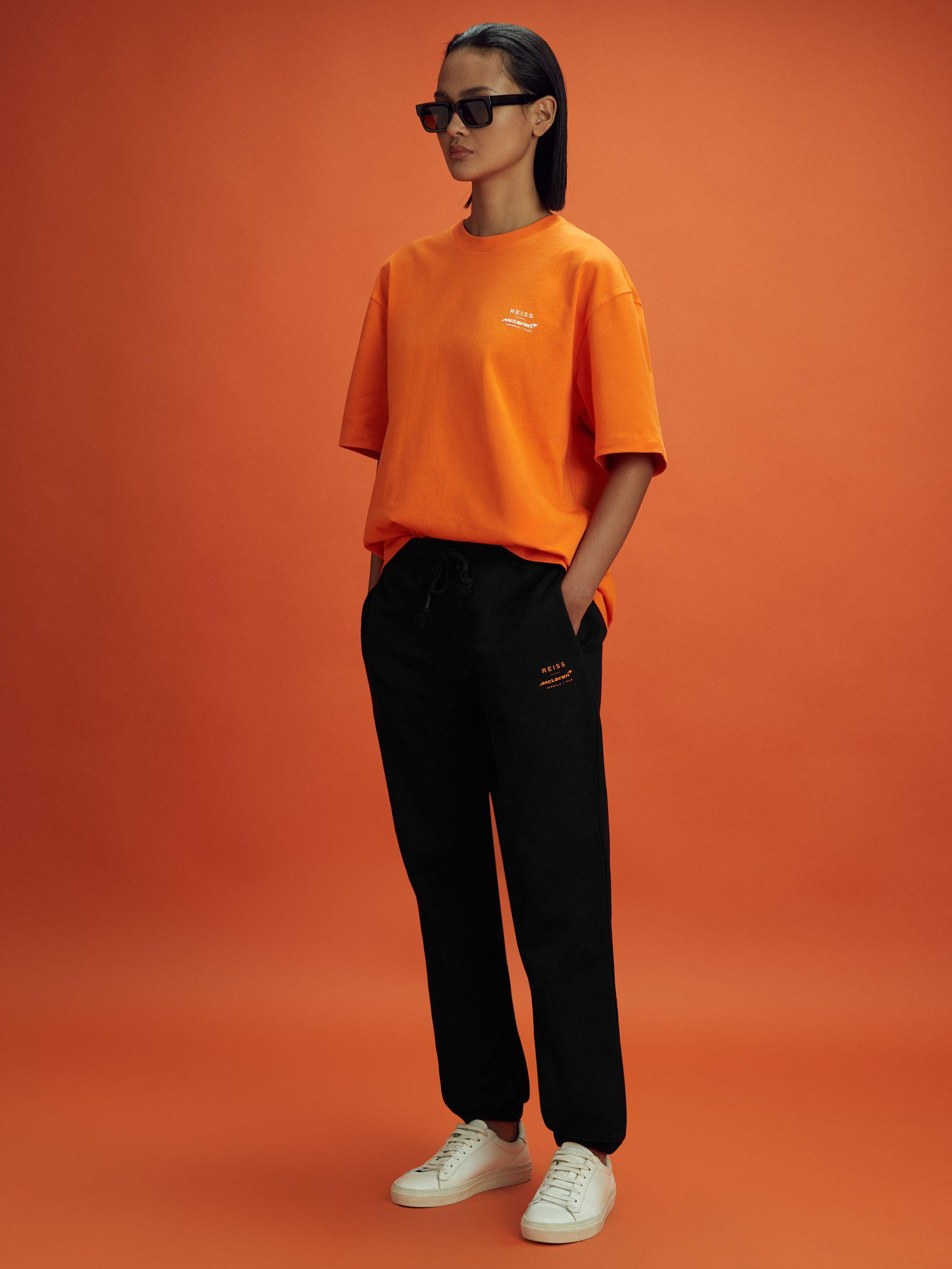 McLaren F1 Cotton Drawstring Joggers in Black Product Image