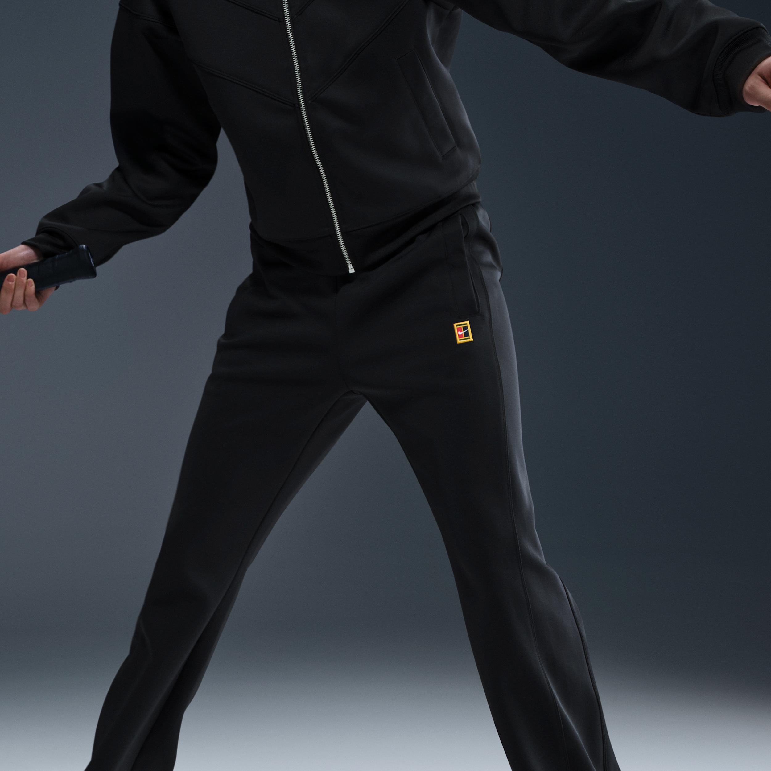 Nike Womens Court Heritage Windrunner Mid-Rise Tennis Pants | FZ6509-010 Product Image