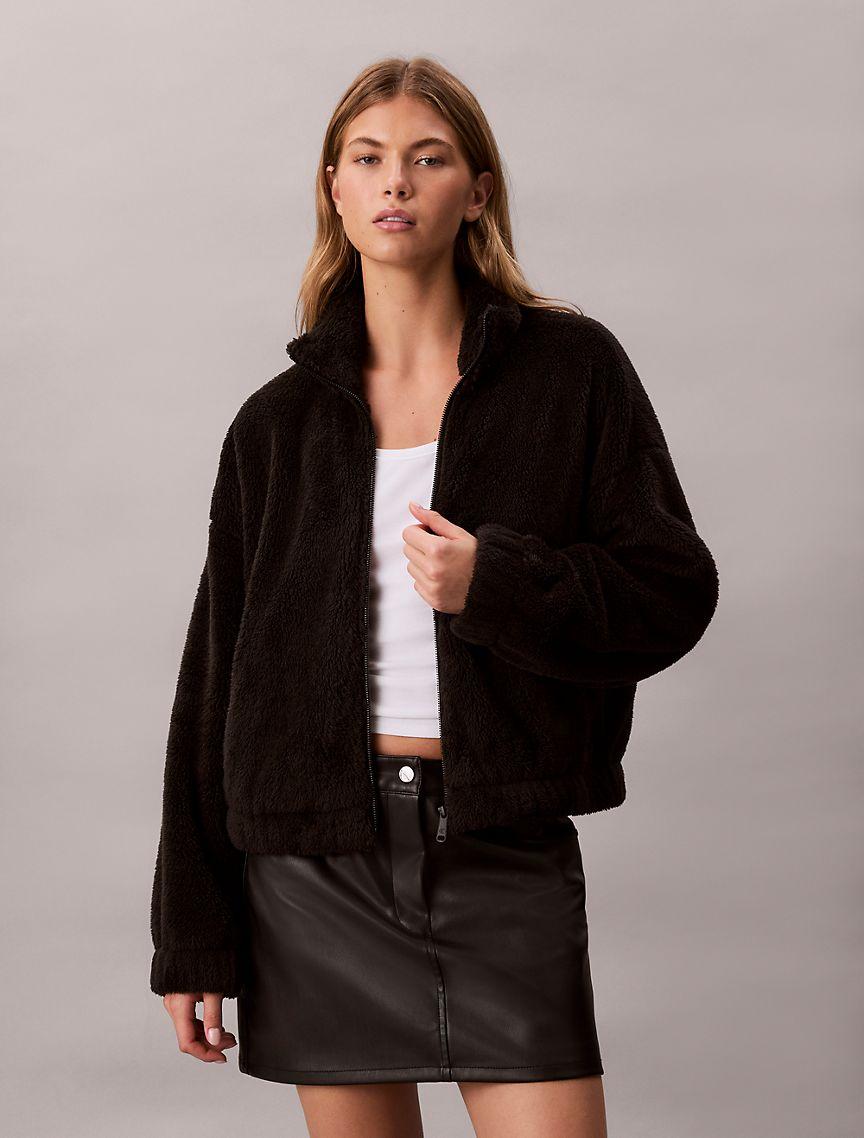 Calvin Klein Womens Sherpa Jacket Product Image