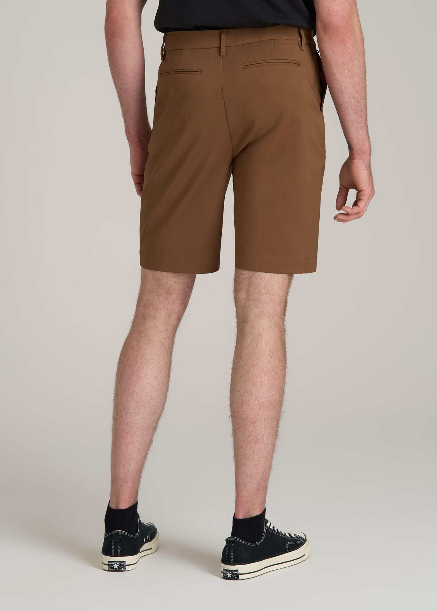Tech Chino Shorts for Tall Men in Nutshell Male Product Image