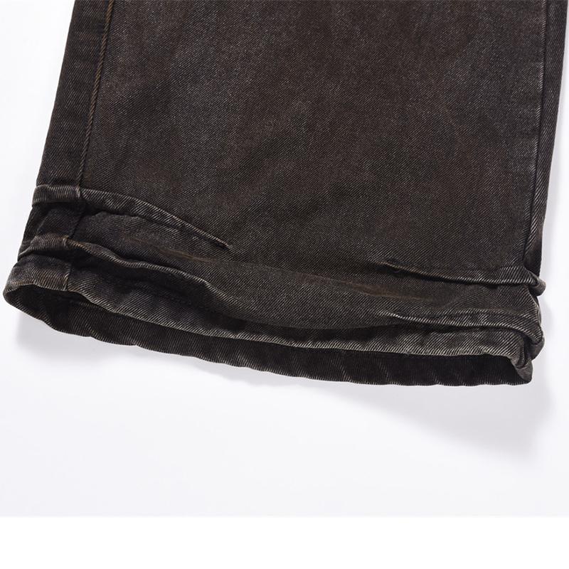 Sopula Vintage Dune Wasteland Doomsday Shark Wrinkles Hip Hop Jeans Product Image