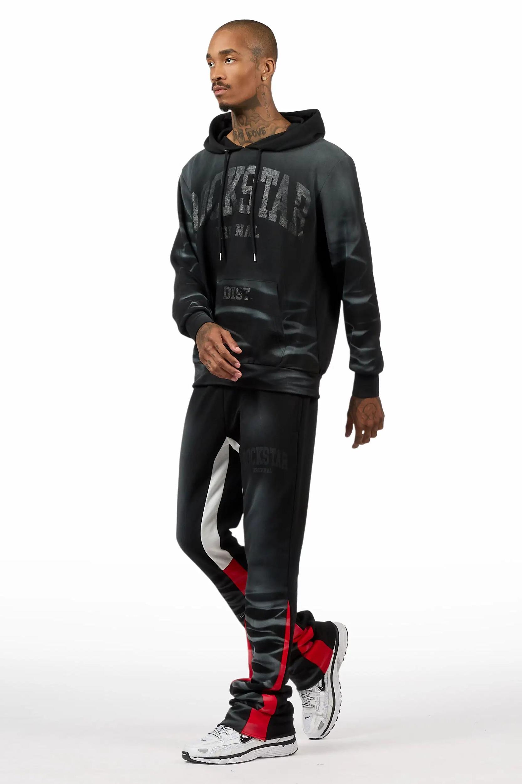 Nelly 2.0 Black/Black T-Shirt/Relaxed Track Set Male Product Image