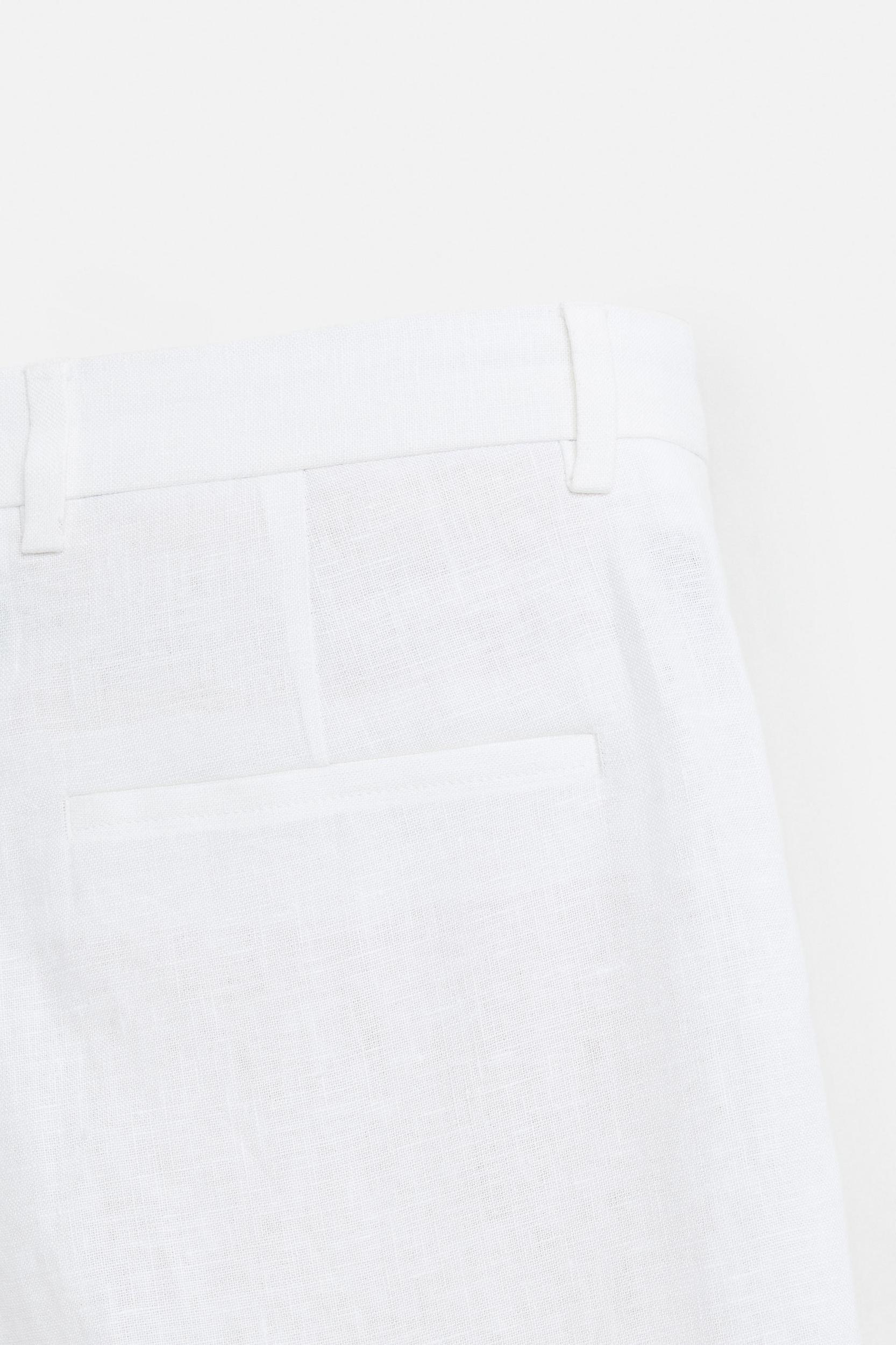 100% LINEN PLEATED PANTS Product Image
