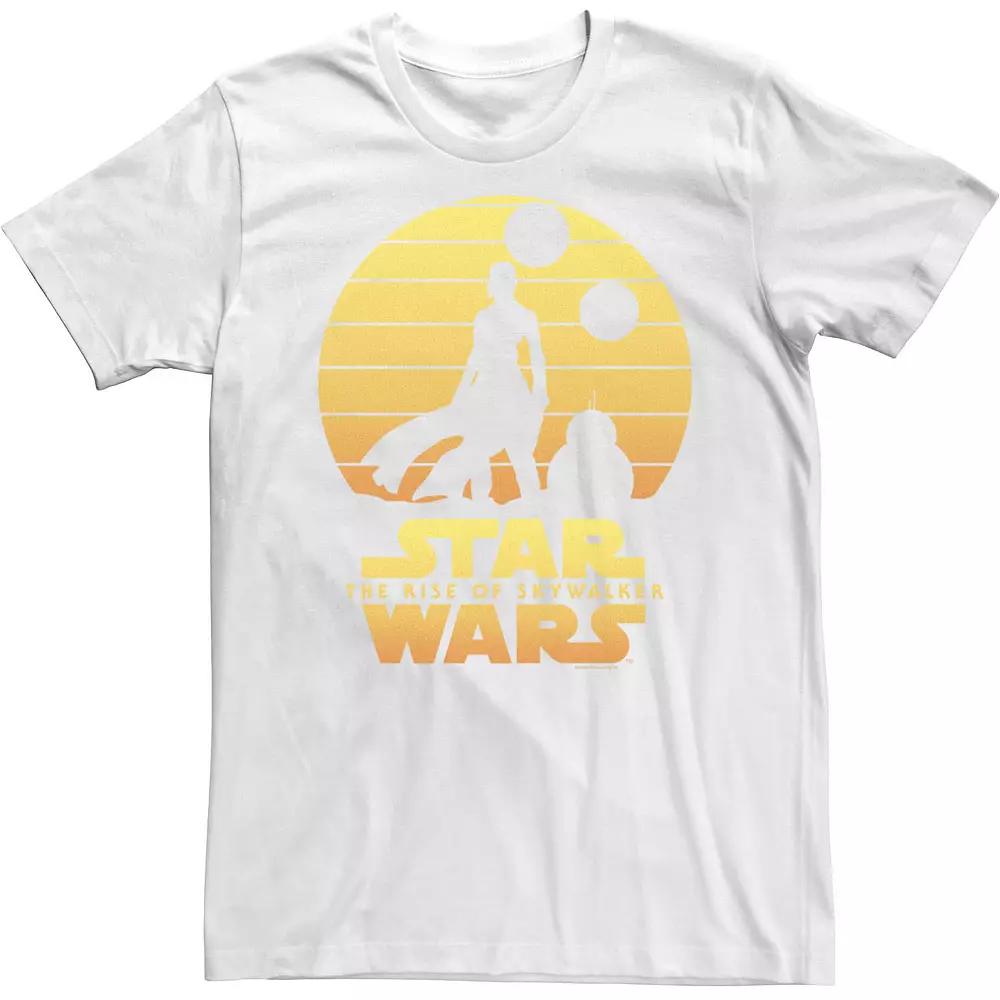 Men's Star Wars: The Rise Of Skywalker Rey & BB-8 Silhouette Tee,  Product Image