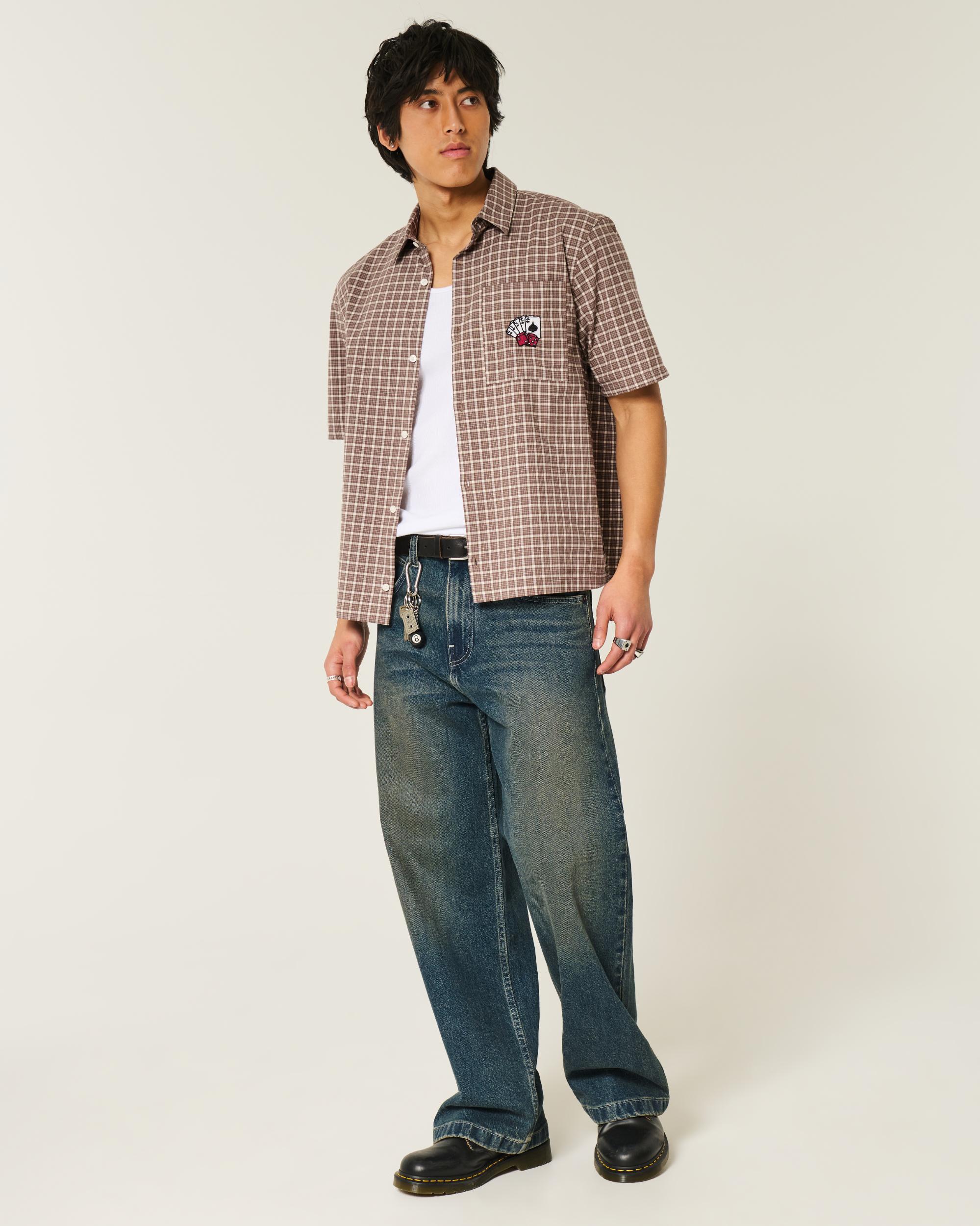 Boxy Short-Sleeve Shirt Product Image