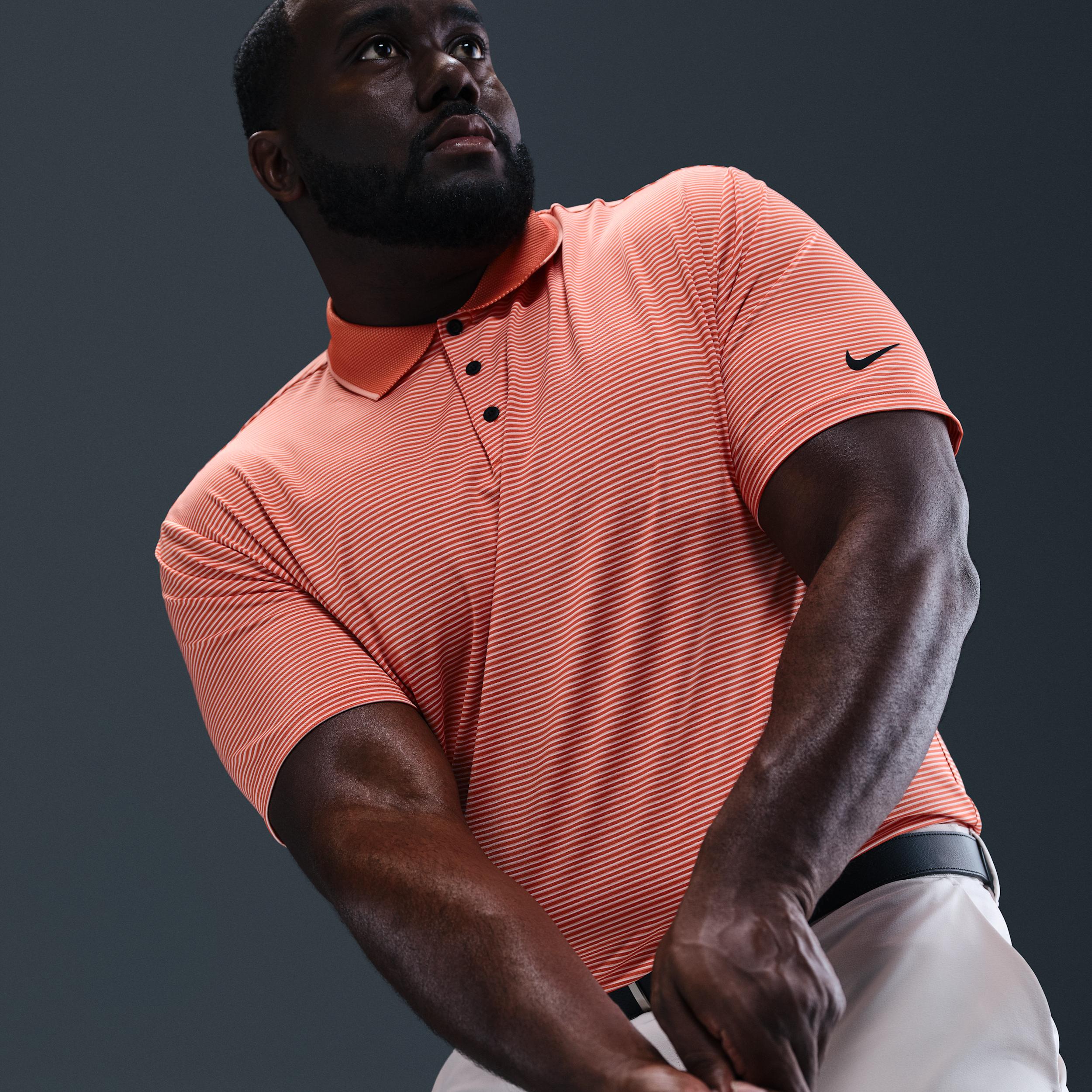 Nike Men's Tour Dri-FIT Striped Golf Polo Product Image