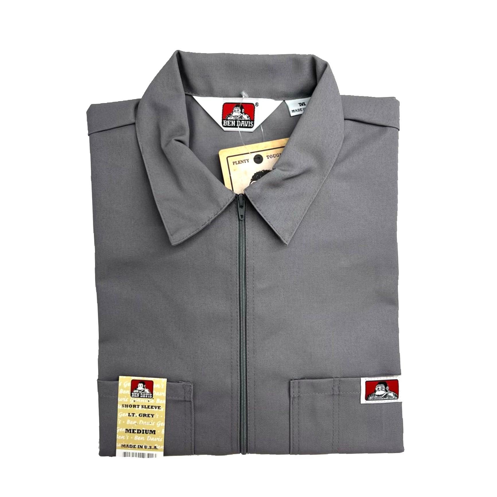 Ben Davis Short Sleeve Solid Half-Zip Shirt Male Product Image