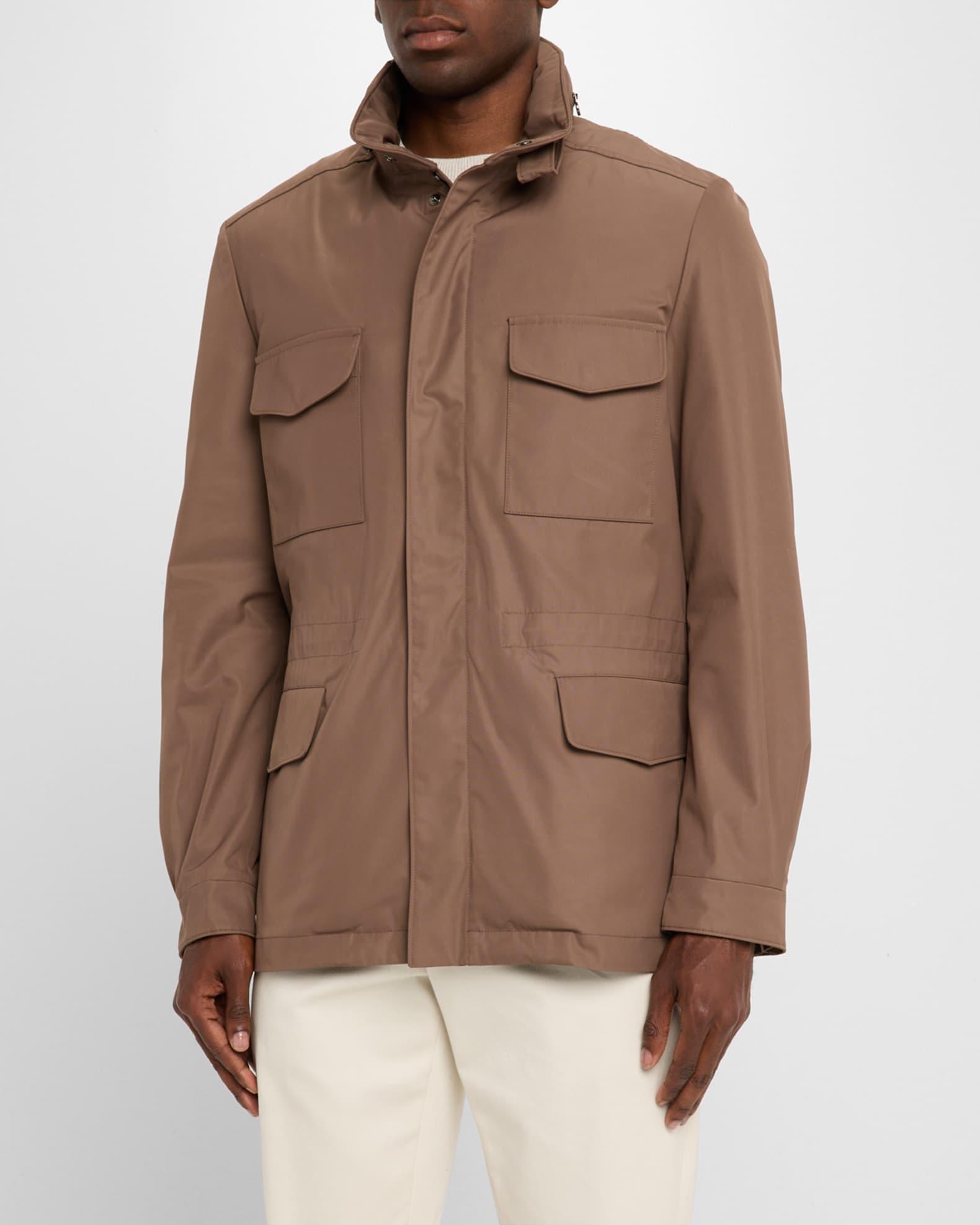 Men's Traveler Field Jacket with Stowaway Hood Product Image