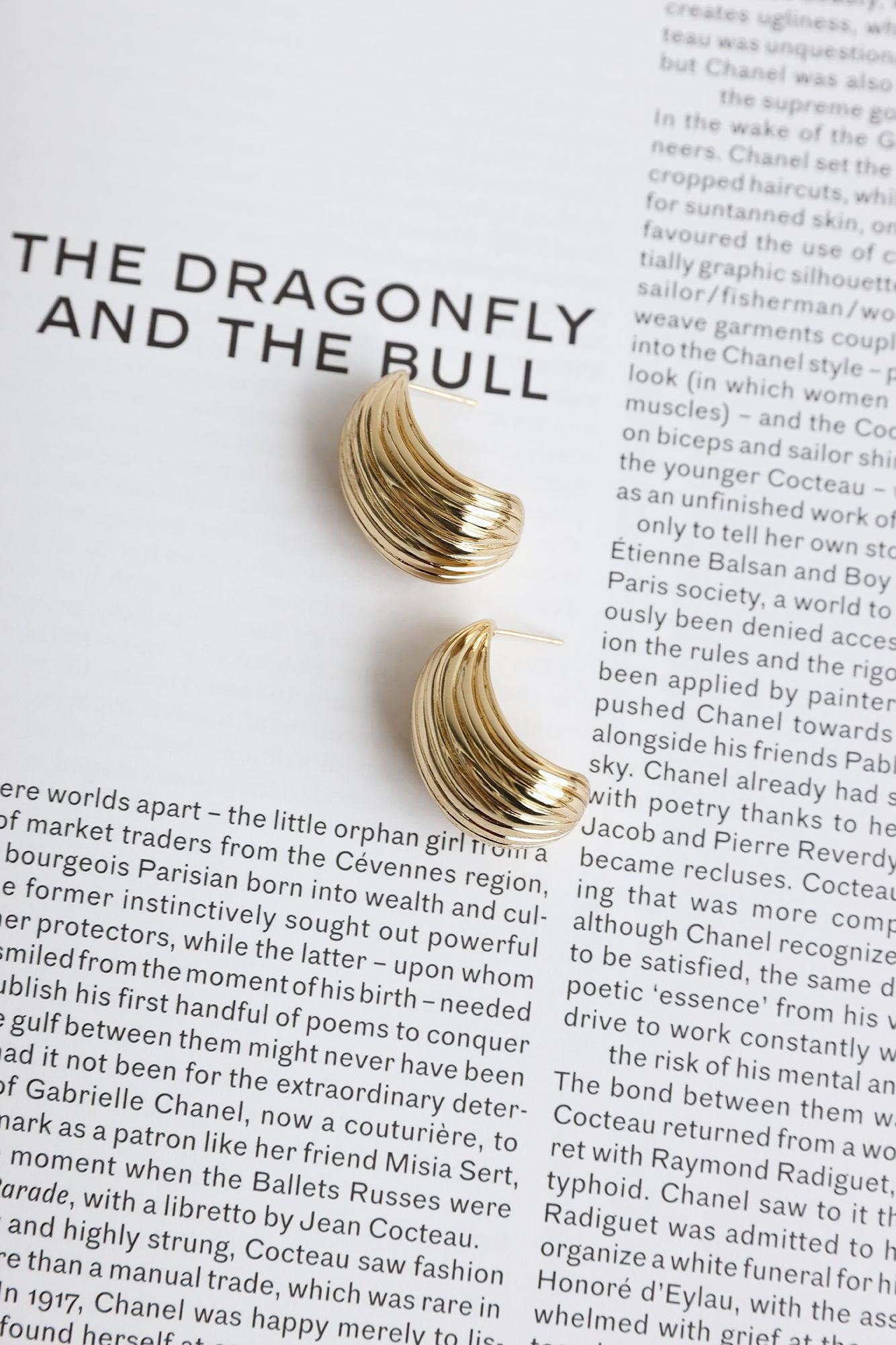 Time For You Earrings Gold Product Image