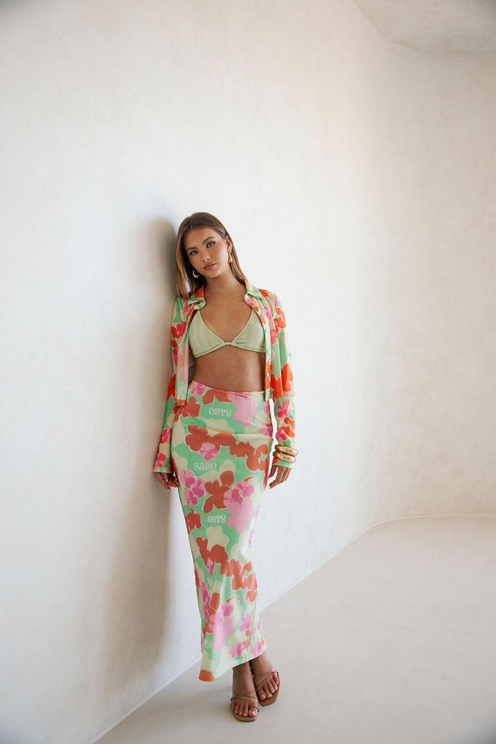 Lia Top - Misty Floral Product Image