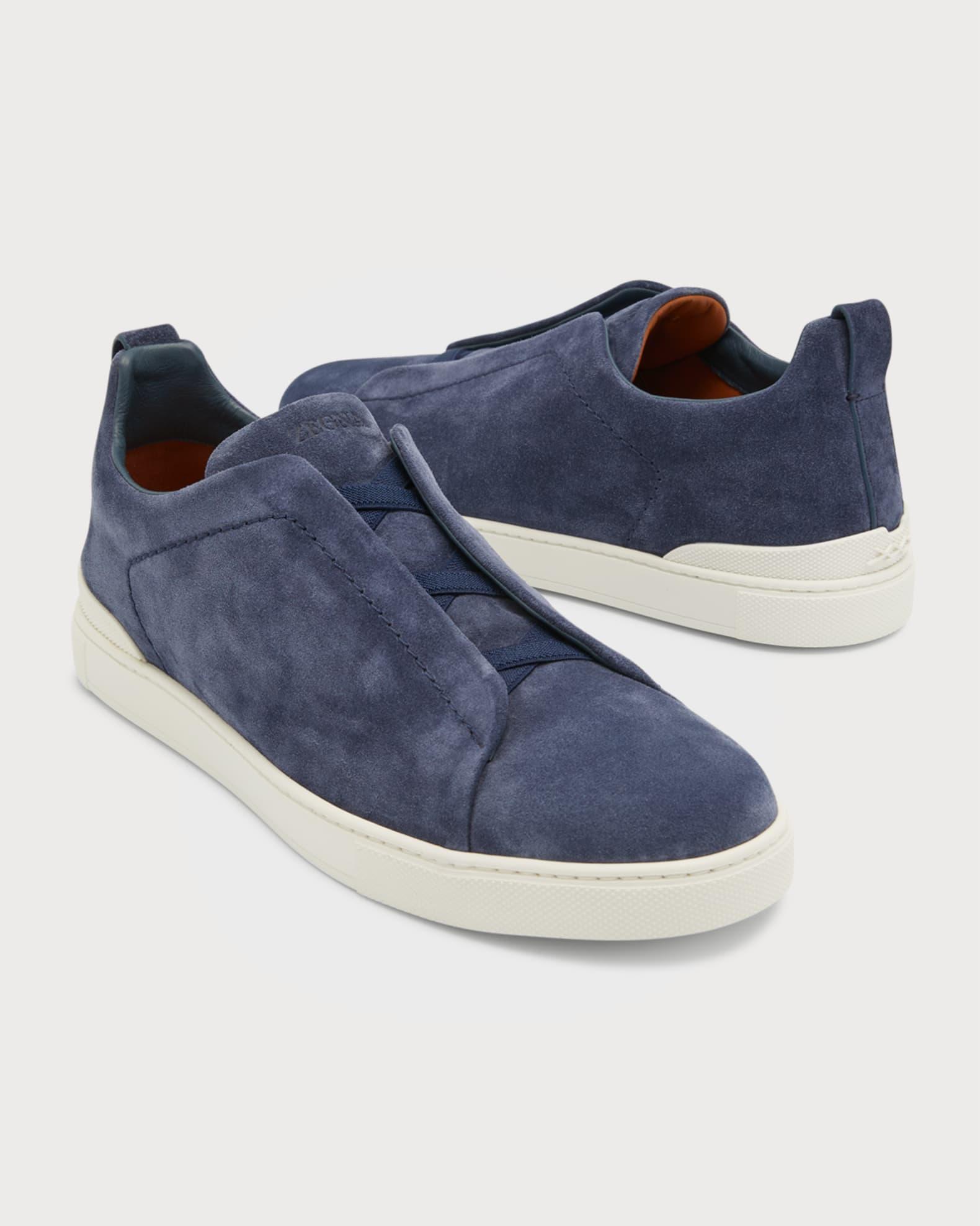 Men's Triple Stitch Suede Sneakers Product Image
