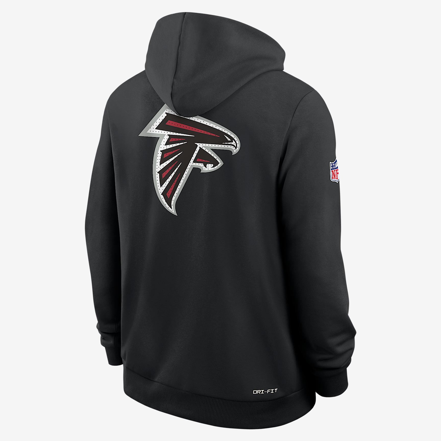 Atlanta Falcons Utility Player Sideline Men's Nike Dri-FIT NFL Full-Zip Hoodie Product Image