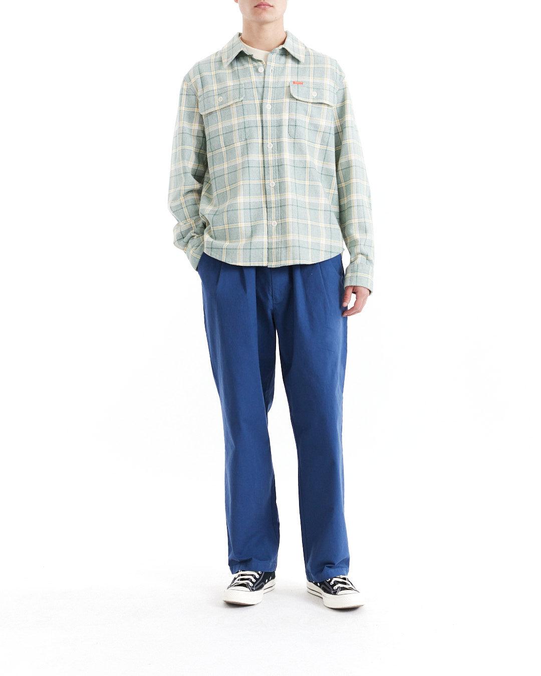 Vacay Check Shirt - Tendril Green Product Image