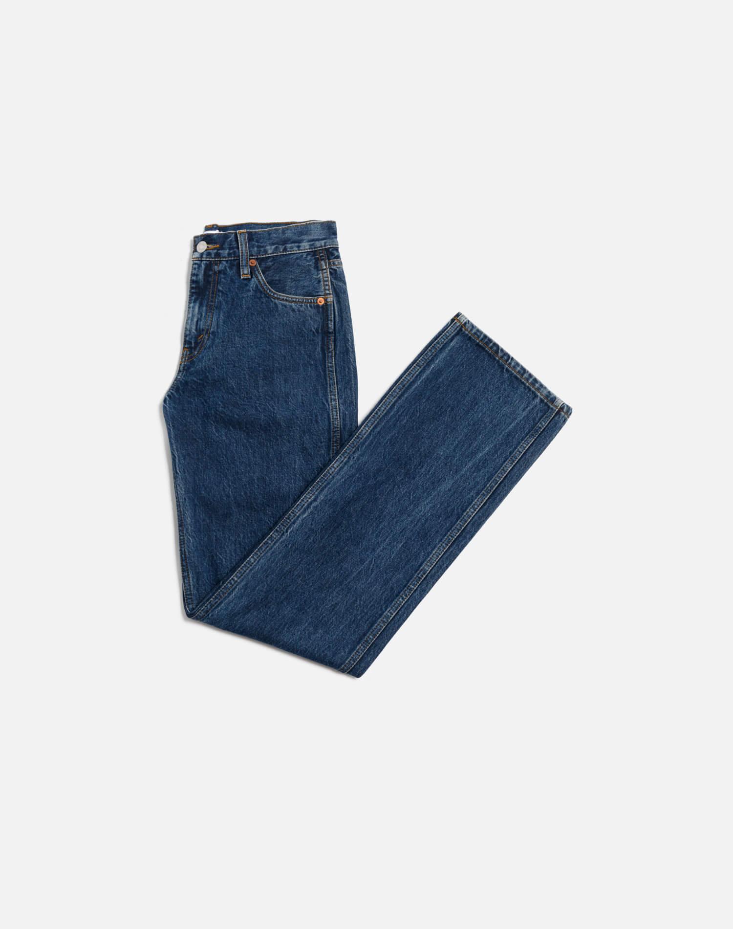 90s Mid Rise Loose - Rustic Indigo Product Image