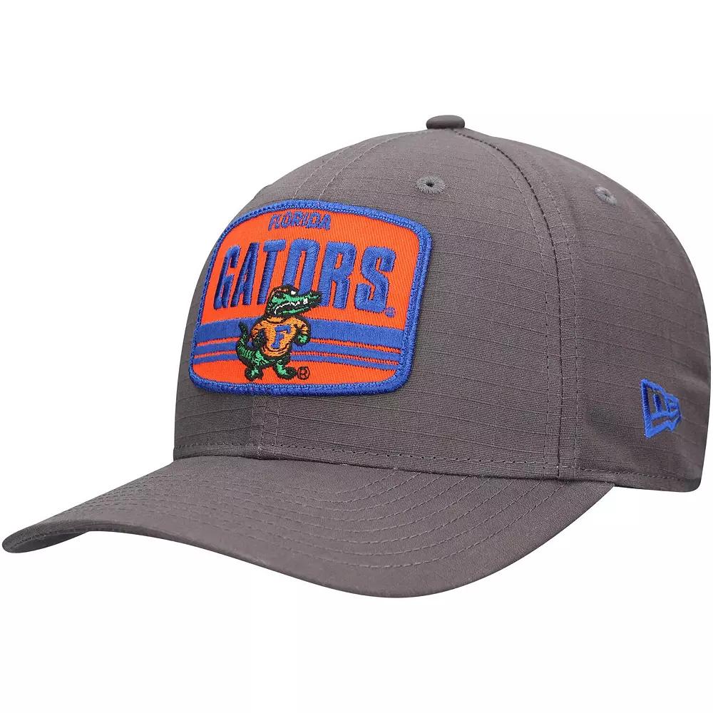Men's New Era Charcoal Florida Gators Team Elevated 9SEVENTY Stretch-Snap Adjustable Hat Product Image