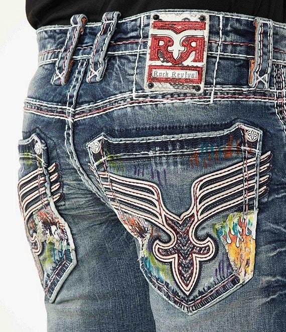 Rock Revival Vincenzo Alternate Straight Leg Jeans Product Image