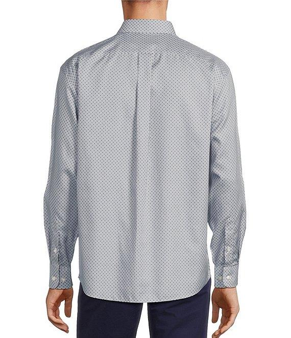 Gold Label Roundtree & Yorke Big & Tall Non-Iron Long Sleeve Star Print Sport Shirt Product Image