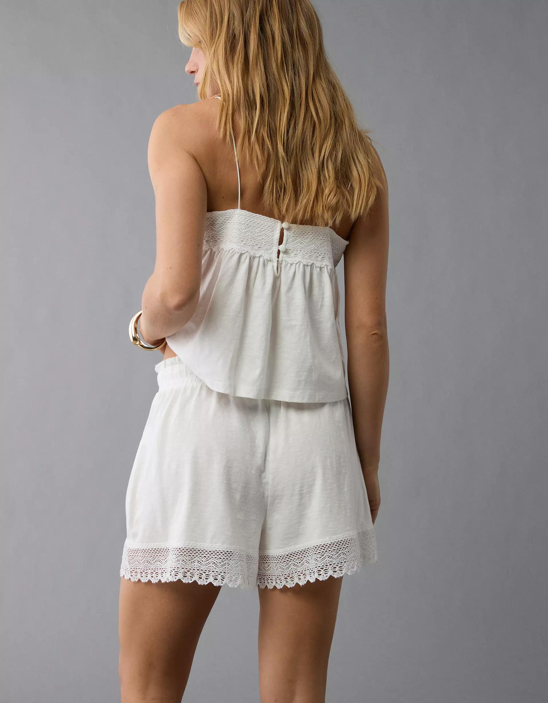 AE Sunchaser Knit Lace Trim Short Product Image