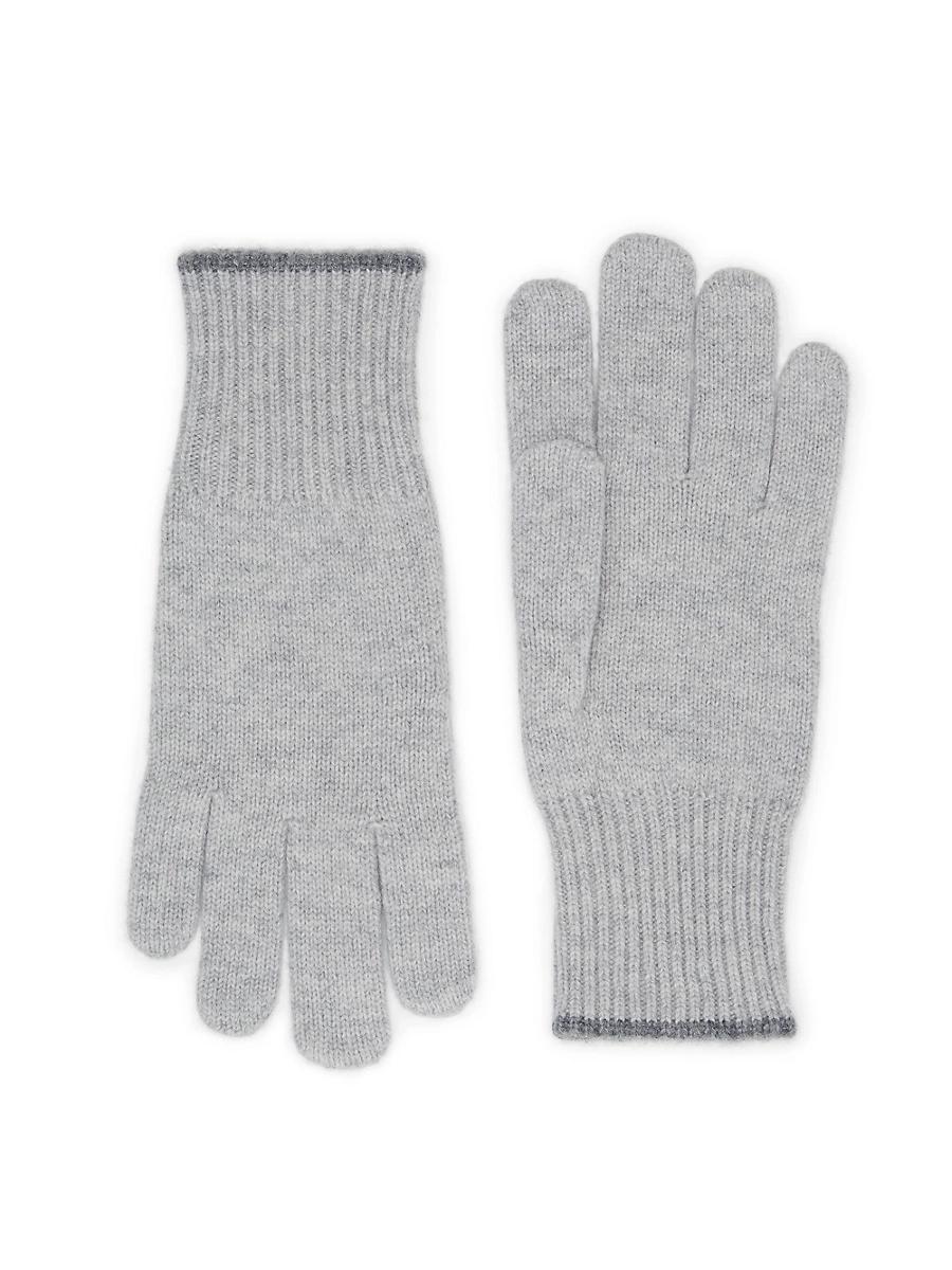 Mens Cashmere Knit Gloves Product Image