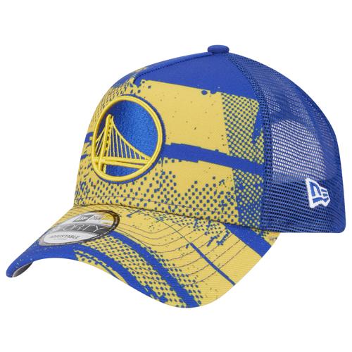 New Era Mens Golden State Warriors New Era Warriors A Frame OTC NBA 24 Tip Off Hat - Mens Product Image