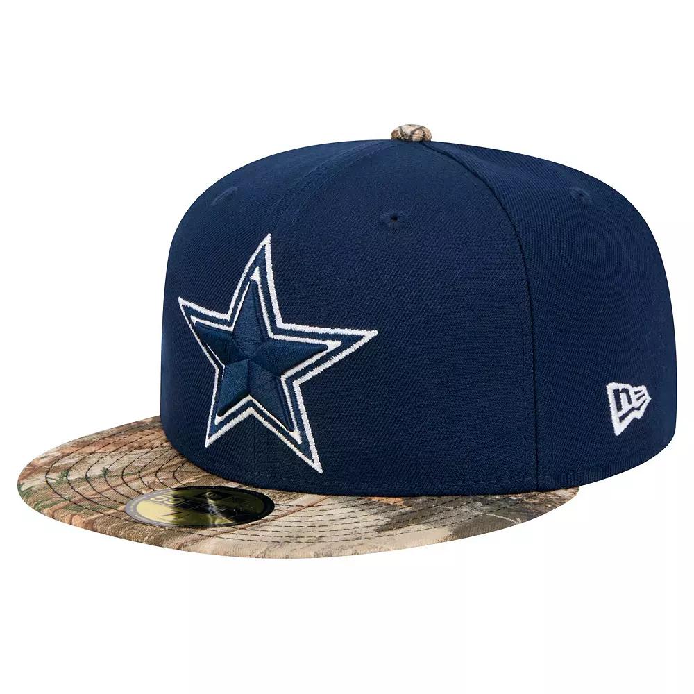 Men's New Era Navy/Realtree Camo Dallas Cowboys Active 59FIFTY Fitted Hat,  Product Image
