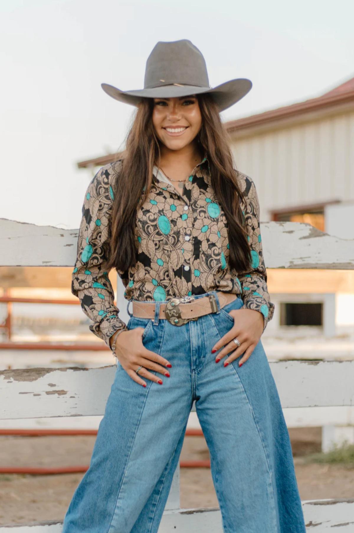 Sterling Kreek Tattoos On This Town Button Up Product Image