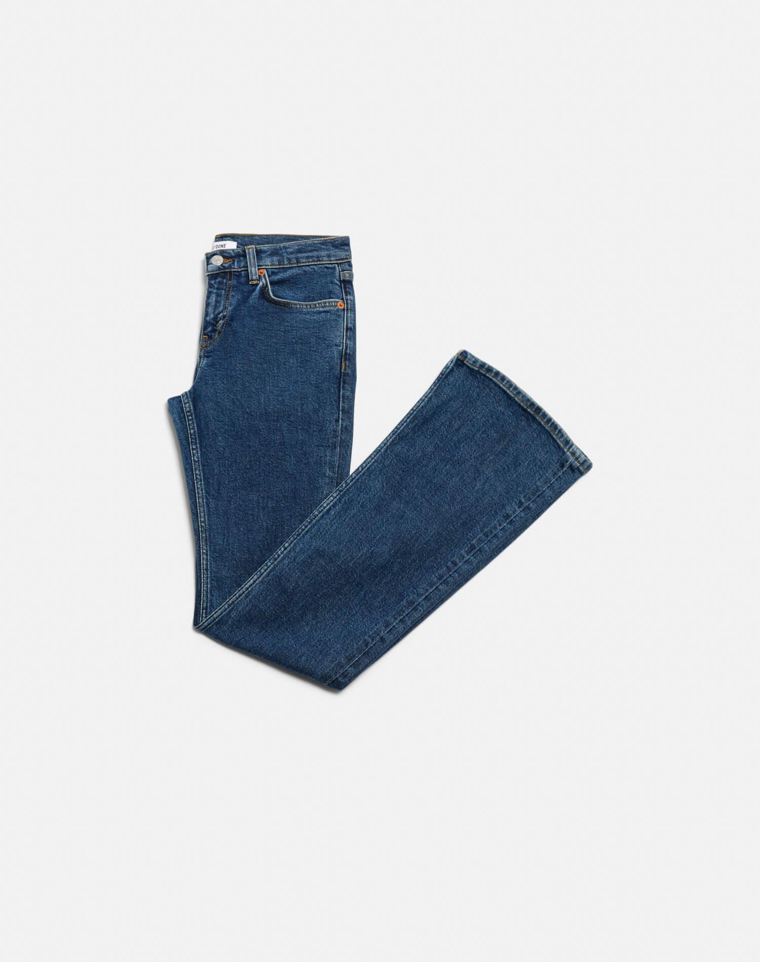 Comfort Stretch Low Rise Micro Boot - Rustic Indigo Product Image