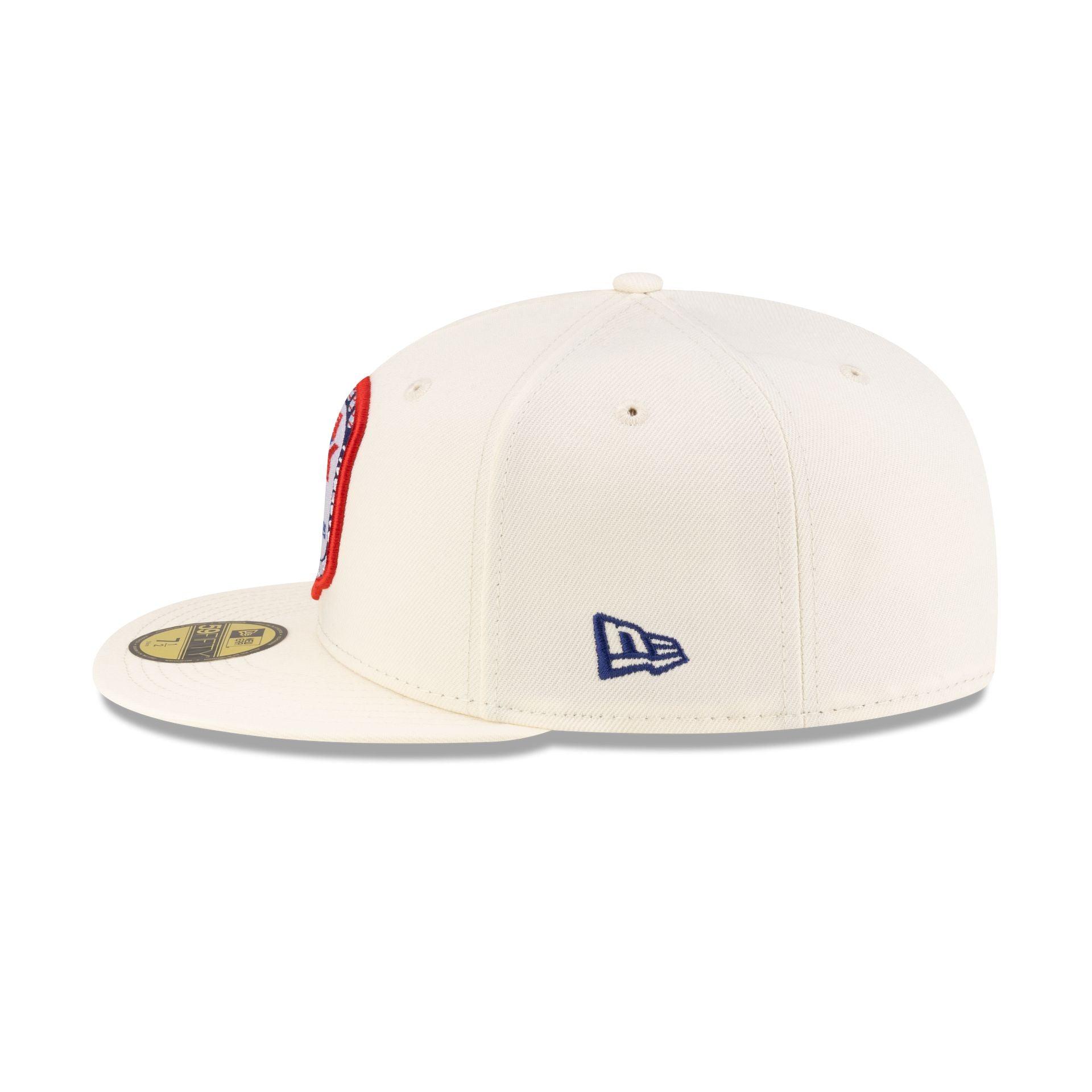Los Angeles Dodgers 1984 Olympics Chrome White 59FIFTY Fitted Hat Male Product Image