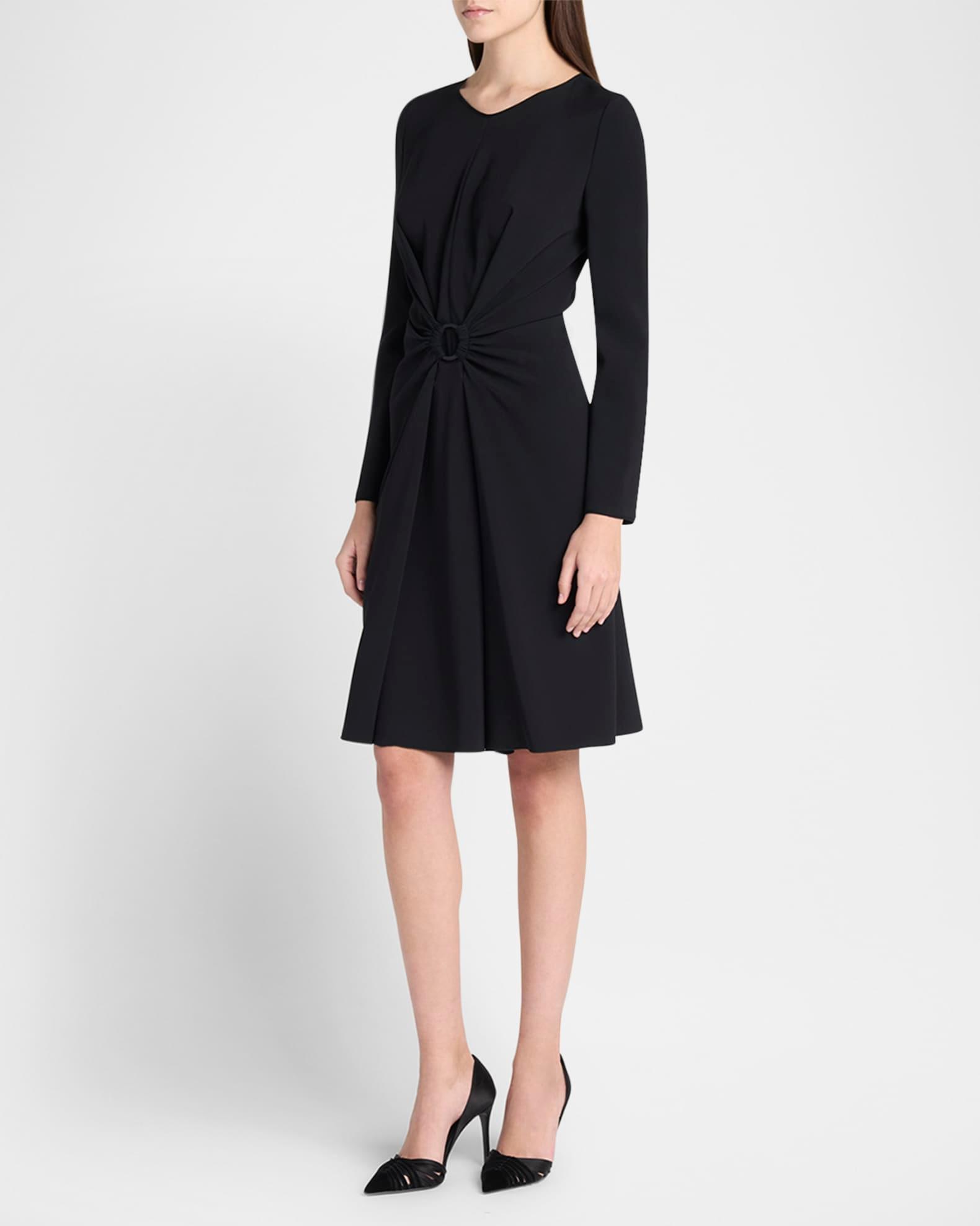 Long-Sleeve Dress with Ring Detail Product Image