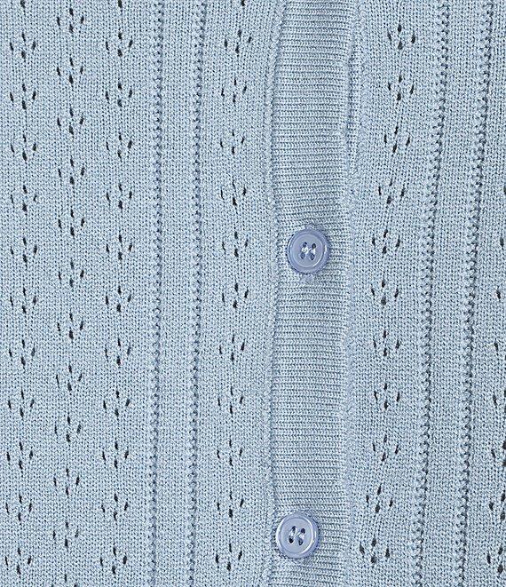 Bailey Rose Long Sleeve Pullover Pointelle Sweater Coordinating Top Product Image