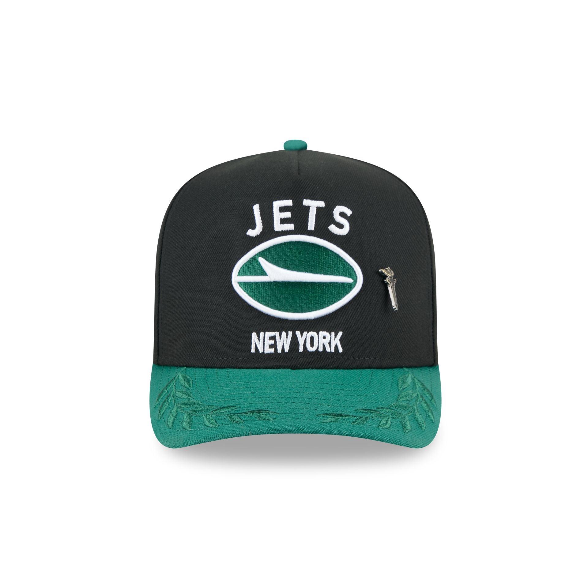 New York Jets 2025 Draft Black 59FIFTY A-Frame Fitted Hat Male Product Image