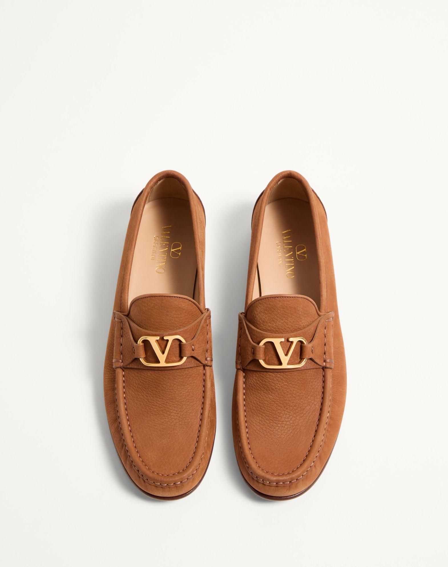 Vlogo Signature Deerskin Suede Loafer Product Image
