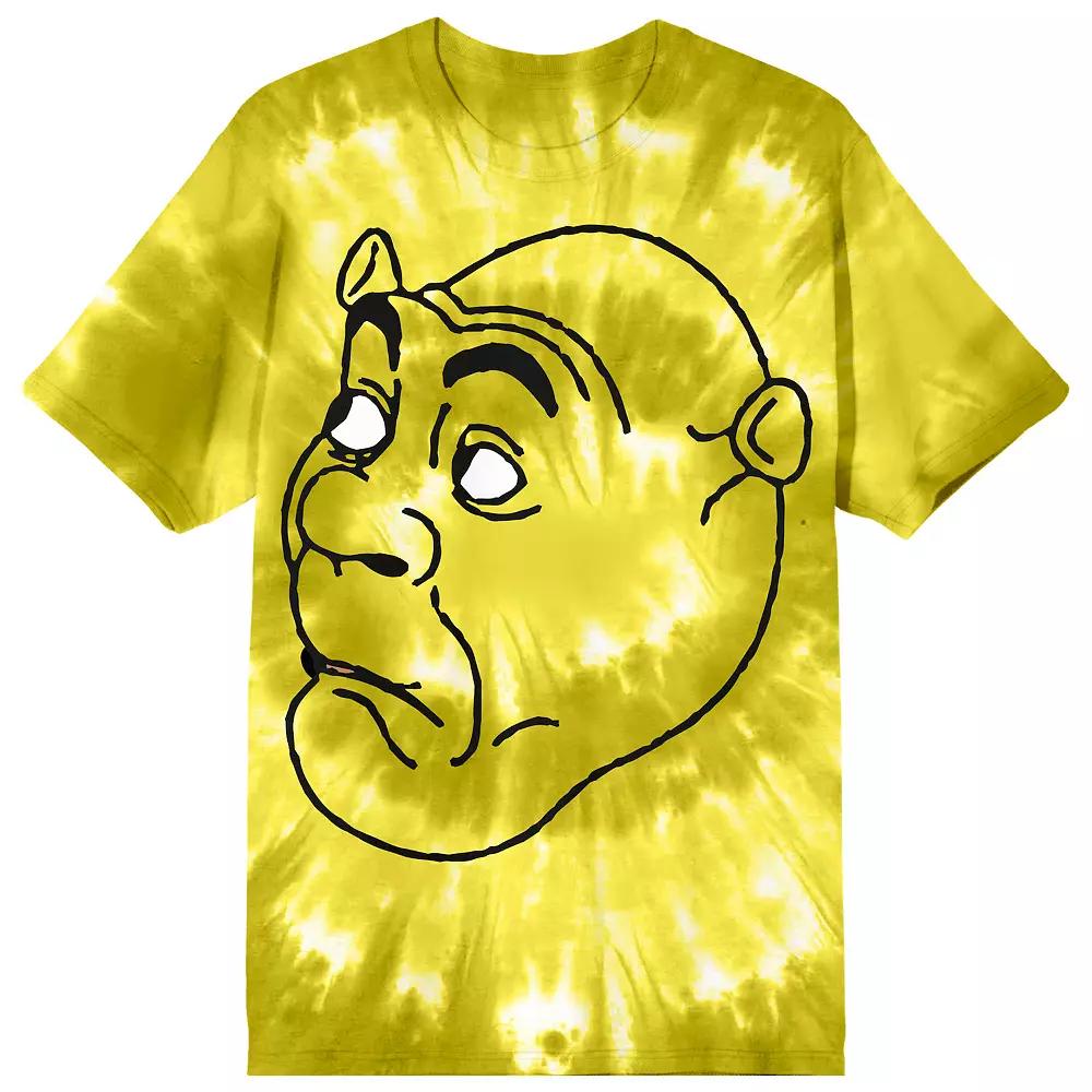Men's Shrek Big Face Short Sleeve Graphic Tee,  Product Image