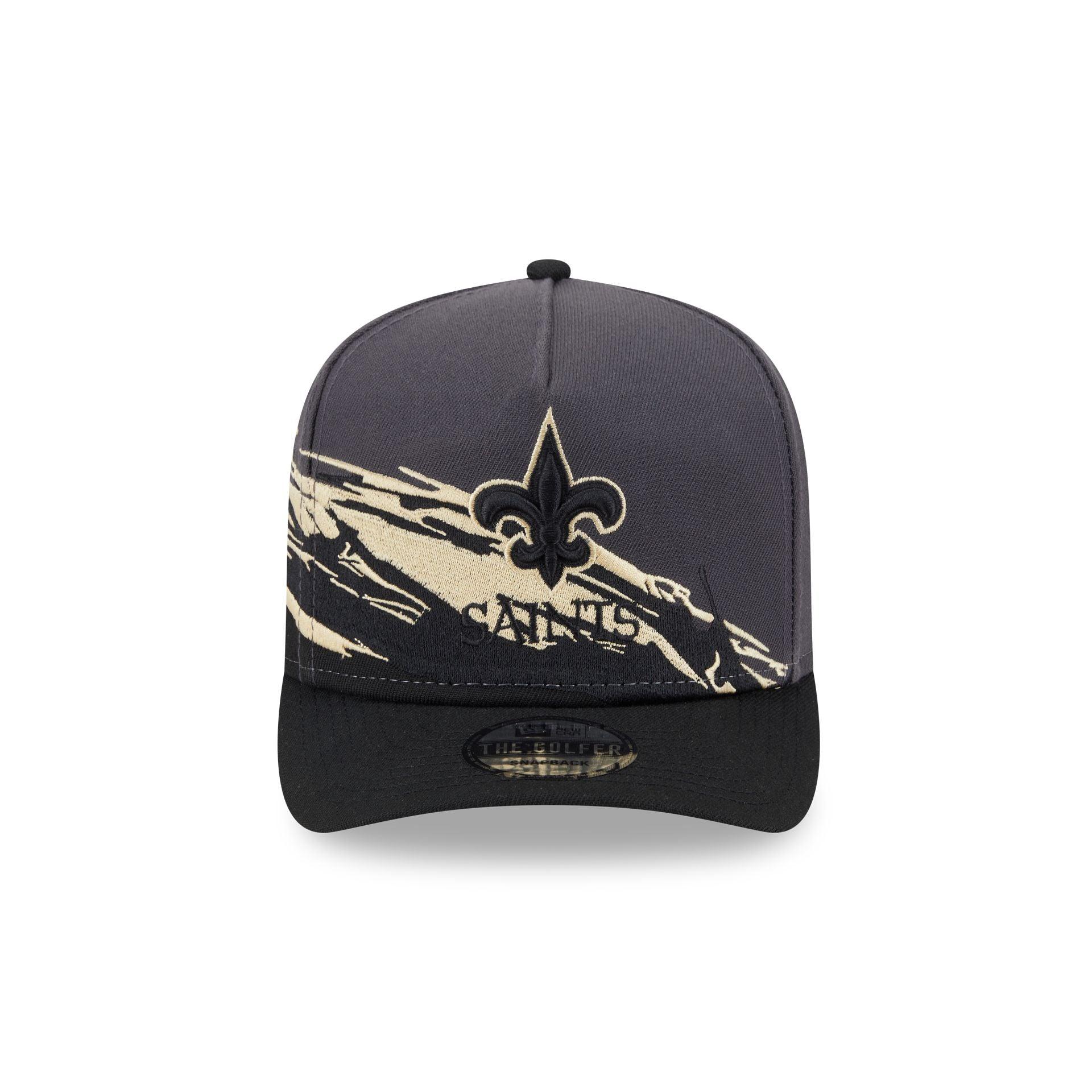 New Orleans Saints Graphite Brushstroke Golfer Hat Male Product Image