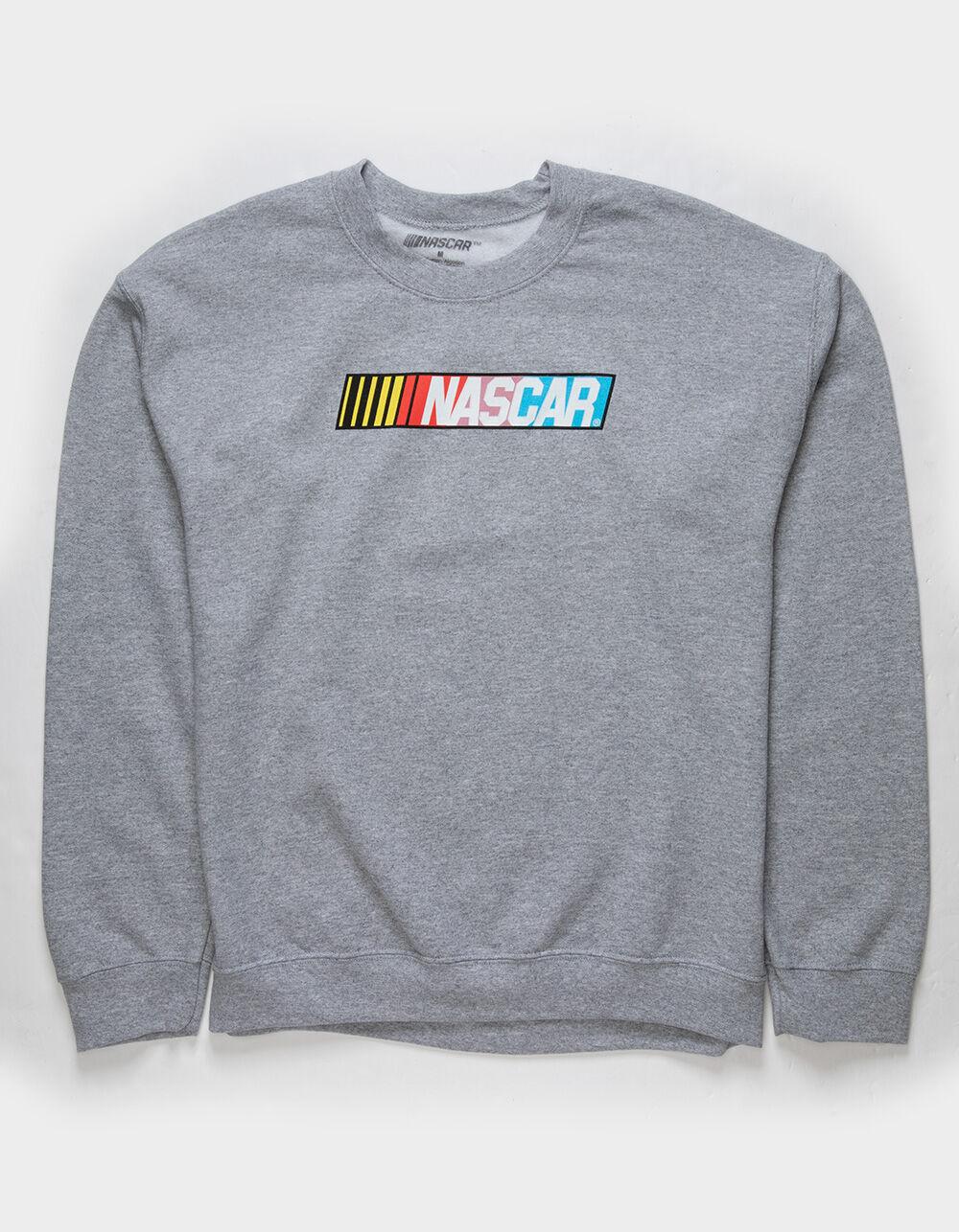 NASCAR Mens Crewneck Sweatshirt - HEATHER GRAY Product Image