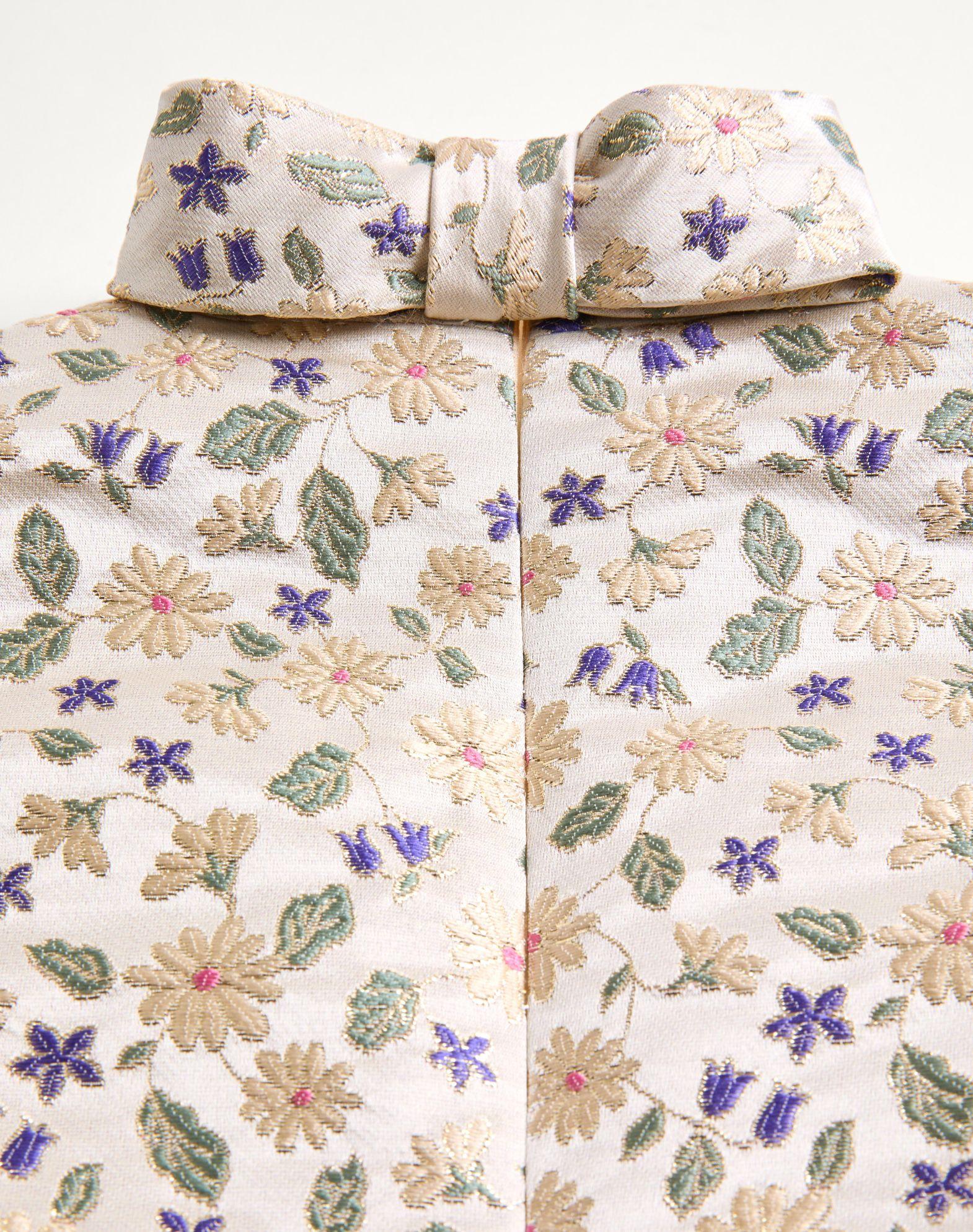 Short Dress In Garden Lurex Jacquard Product Image