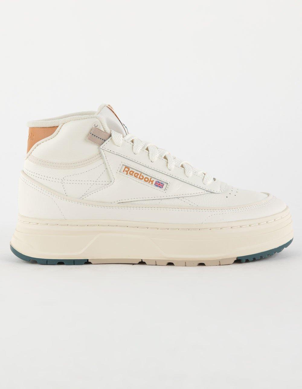 REEBOK Club C Geo Mid Womens Shoes - CHALK Product Image