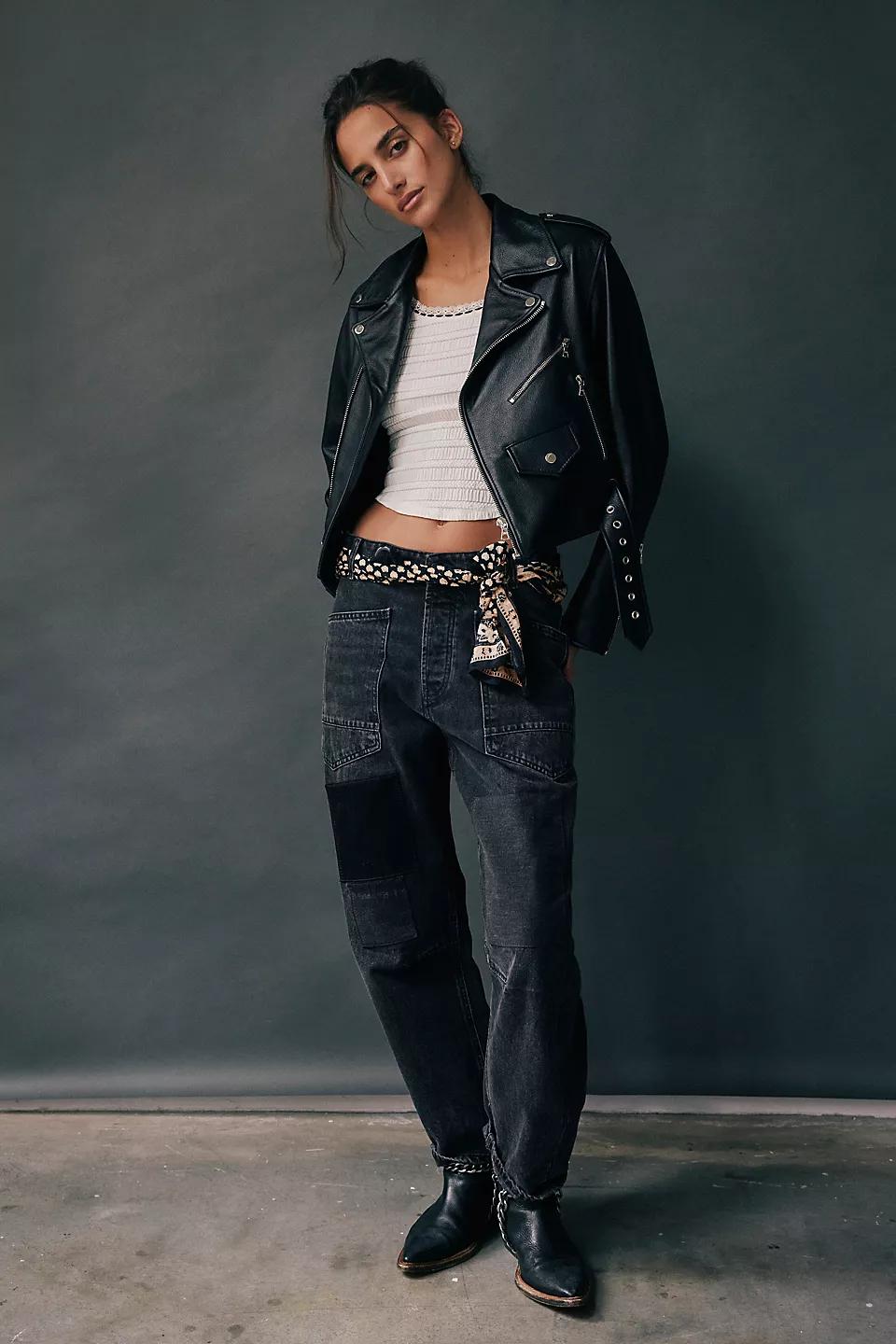 Free People Moxie Pull-On Barrel Jeans Product Image