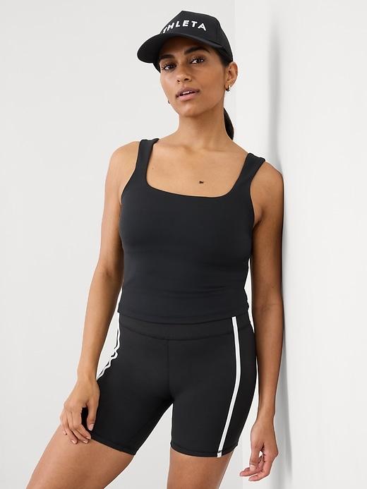 Transcend Square Neck Crop Sports Bra A-C Product Image