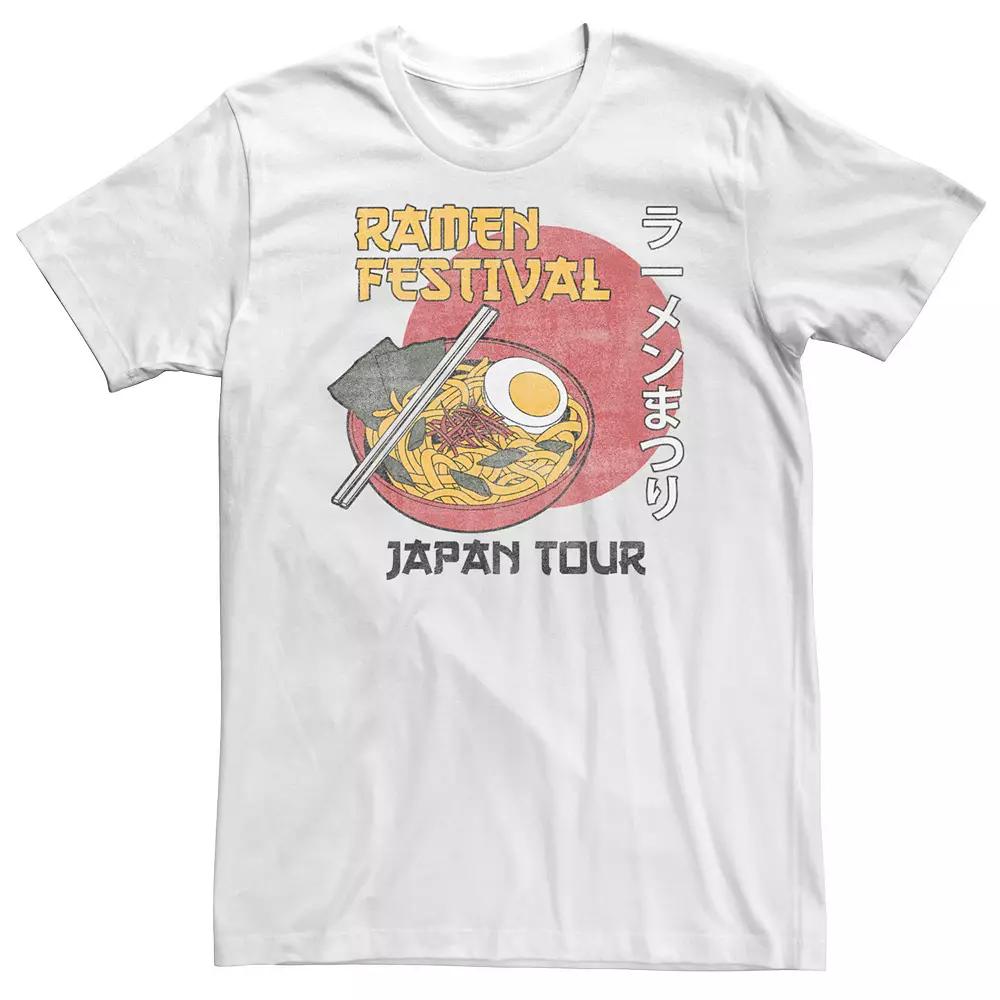 Big & Tall Ramen Festival Japan Tour Graphic Tee, Men's,  Product Image