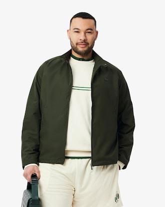 Water-Repellent Harrington Windbreaker Jacket Product Image