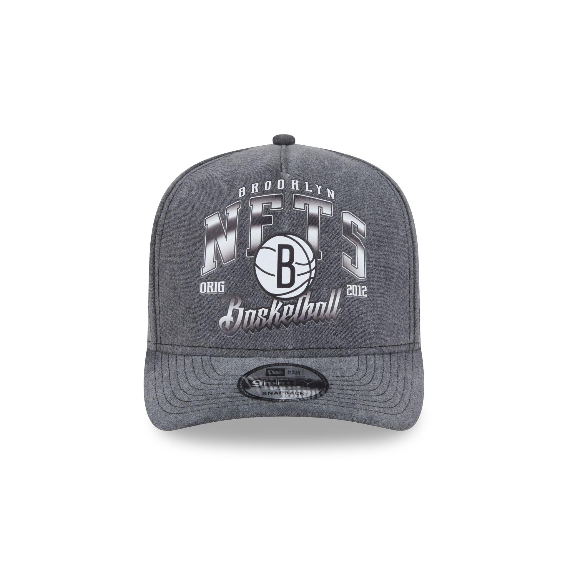 Brooklyn Nets Washed 9FIFTY A-Frame Snapback Hat Male Product Image