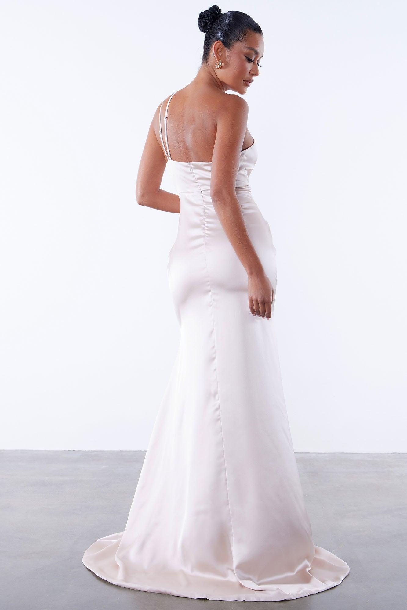 Tara Maxi Dress - Nude Product Image