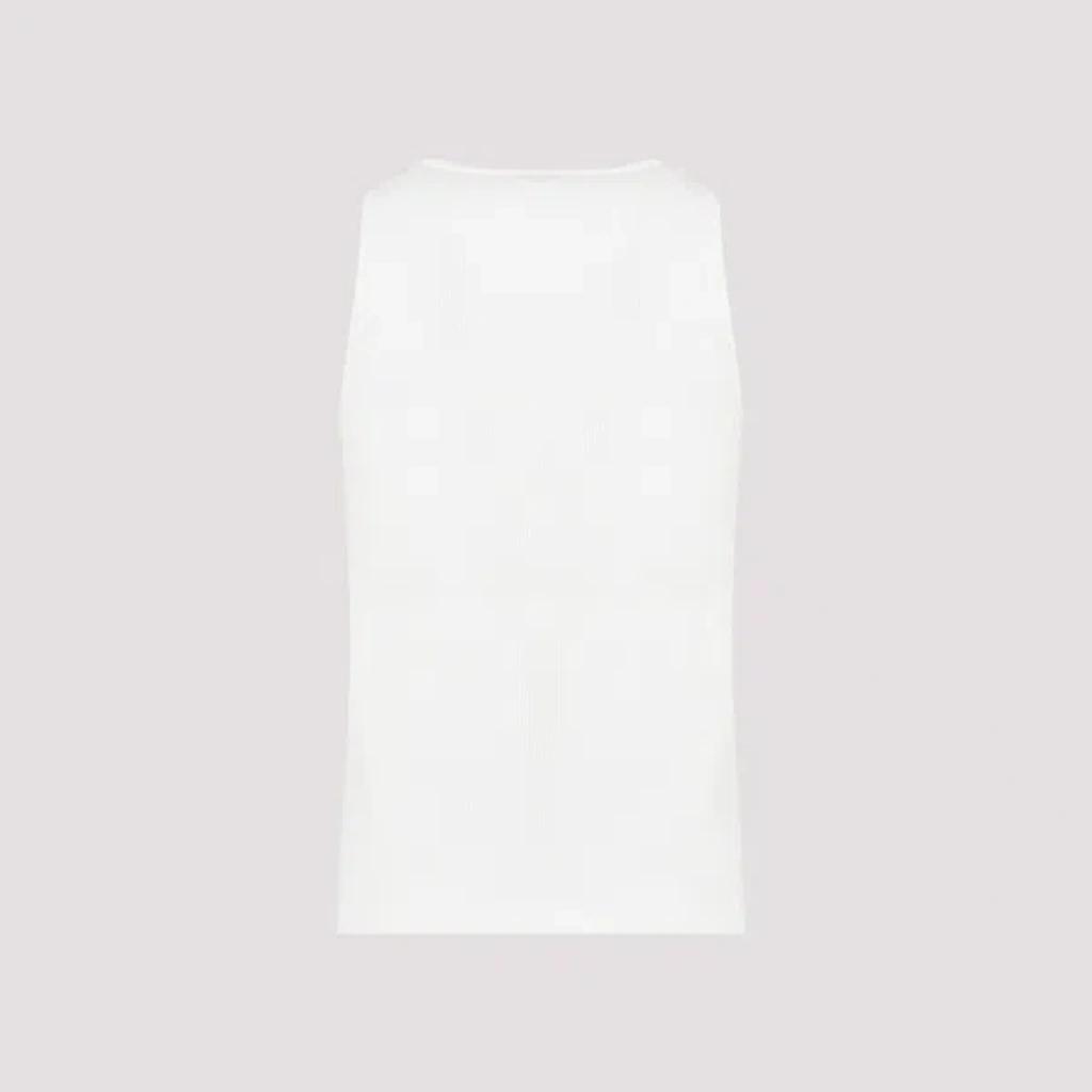 BOTTEGA VENETA Slim Fit Cotton T-shirt In White Product Image