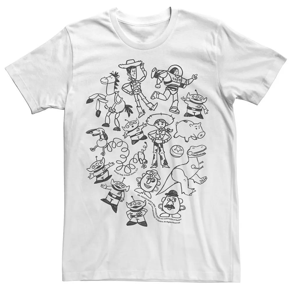 Disney / Pixar's Toy Story Men's Group Doodles Tee,  Product Image
